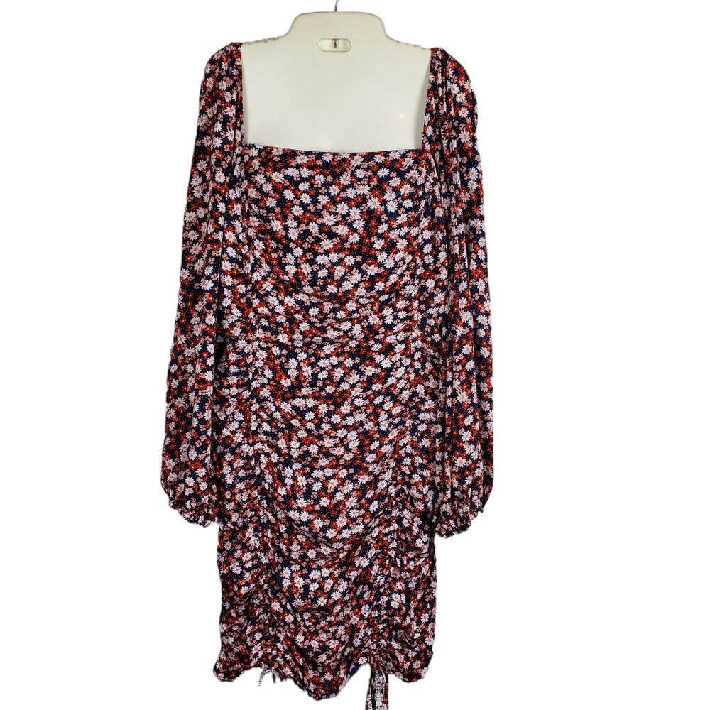 Europa The Label 2XL Floral Smocked Puff Sleeve Dress Cottagecore